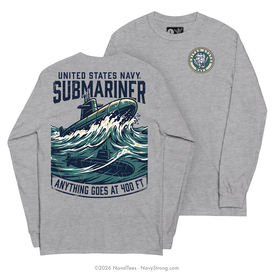 "Submariner" Long Sleeve Tee | Grey