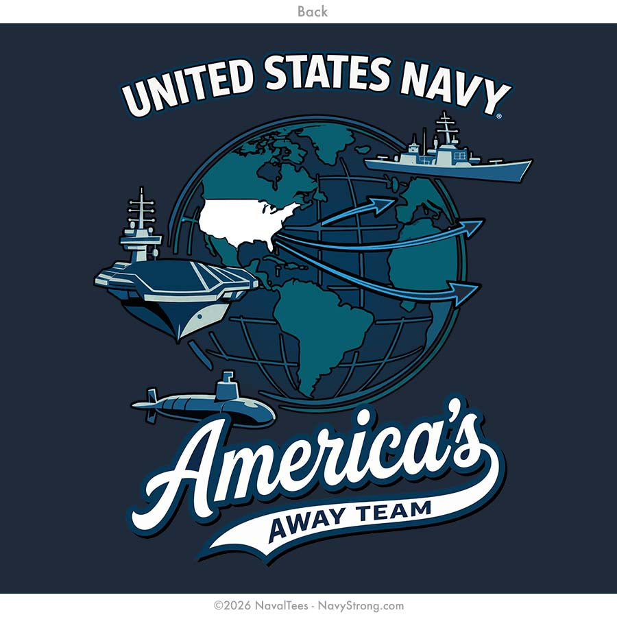 "Away Team" Hooded Sweatshirt | Navy