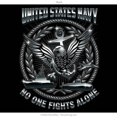 "Chrome Eagle" Tee | Black