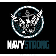 "Chrome Eagle" Hooded Sweatshirt | Black