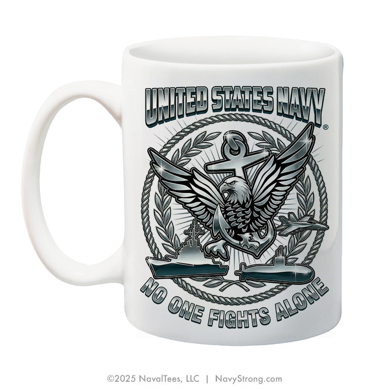 "Chrome Eagle"  | 15 oz Coffee Mug