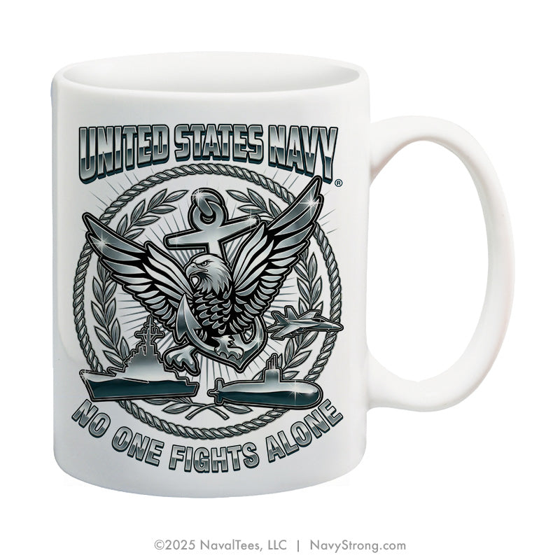 "Chrome Eagle"  | 15 oz Coffee Mug