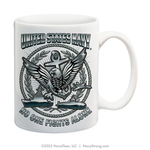 "Chrome Eagle"  | 15 oz Coffee Mug