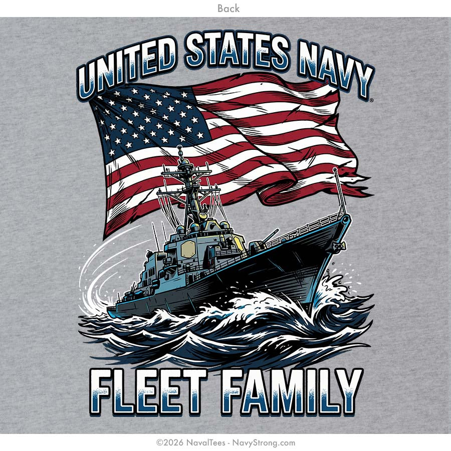 "Fleet Family" Tee | Grey