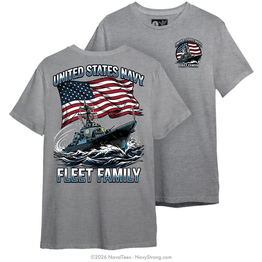 "Fleet Family" Tee | Grey
