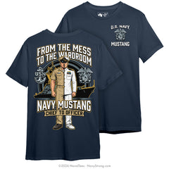 "Chief to Officer" Tee | Navy