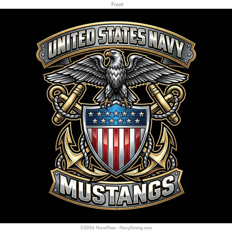 "Mustangs" Tee | Black