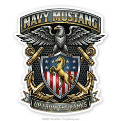 "Up From The Ranks" | 5 inch Vinyl Decal