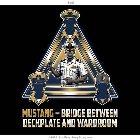 "Mustang Triangle" Tee | Black