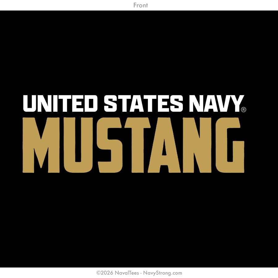 "Mustang Triangle" Tee | Black