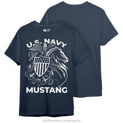 "Navy Mustang" Tee | Navy