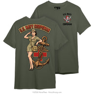 "Corpsman Pinup" Tee Military Green