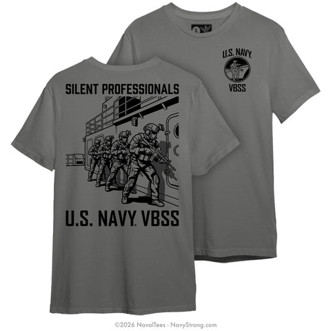 "Silent Professionals" Tee | Charcoal