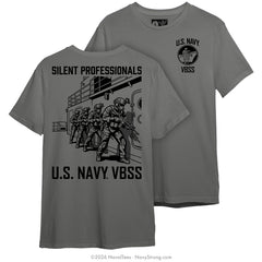 "Silent Professionals" Tee | Charcoal