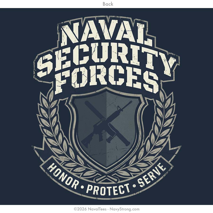 "NSF Crest" Tee | Navy