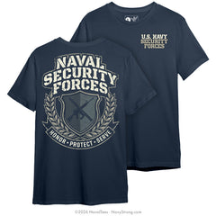 "NSF Crest" Tee | Navy