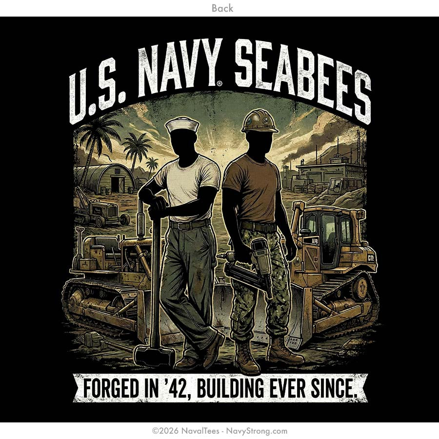 "Forged in 42" Hooded Sweatshirt | Black