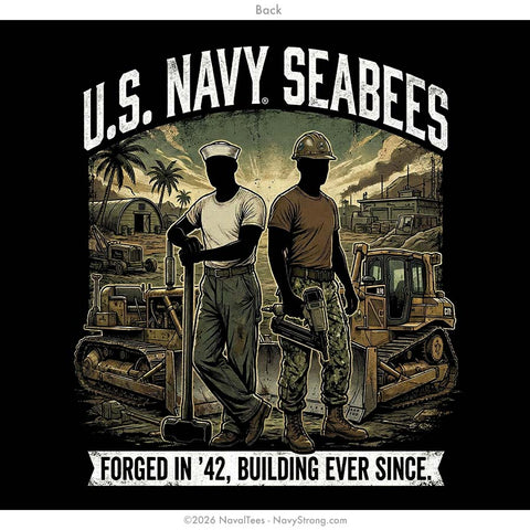 "Forged in 42" Tee | Black