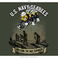 "Building the Way" Long Sleeve Tee | Military Green