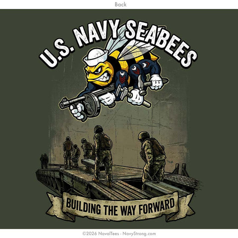 "Building the Way" Hooded Sweatshirt | Military Green