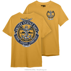 "HCC Crest" Tee | Gold