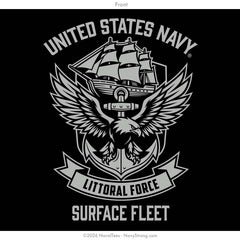 "Littoral Force" Tee | Black