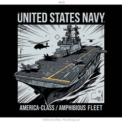 "Amphibious America" Tee | Black