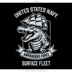 "Amphibious America" Tee | Black