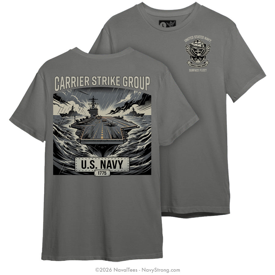 "Carrier Strike Group" Tee | Charcoal