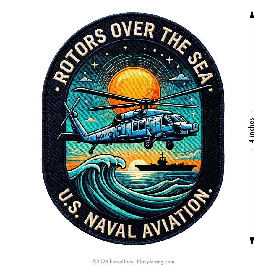 "Rotors over the Sea" | 4 inch Vinyl Decal