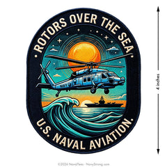 "Rotors over the Sea" | 4 inch Vinyl Decal