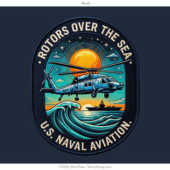 "Rotors over the Sea" Tee | Navy
