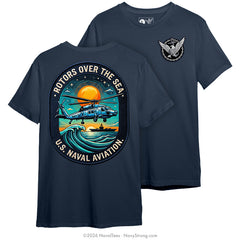 "Rotors over the Sea" Tee | Navy
