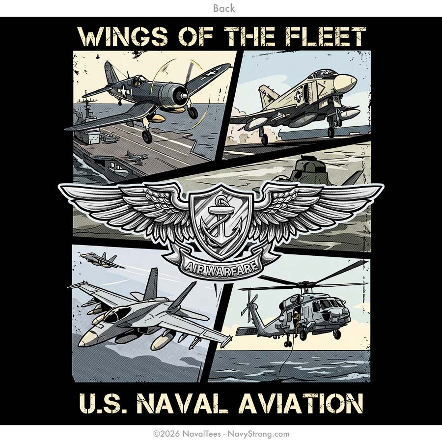 "Wings of the Fleet - EAWS" Tee | Black