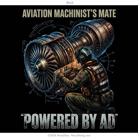 "Powered by AD" Tee | Black