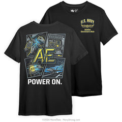 "AE - Power On" Tee | Black