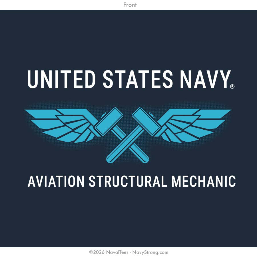 "Aviation Structural Mechanic" Tee | Navy