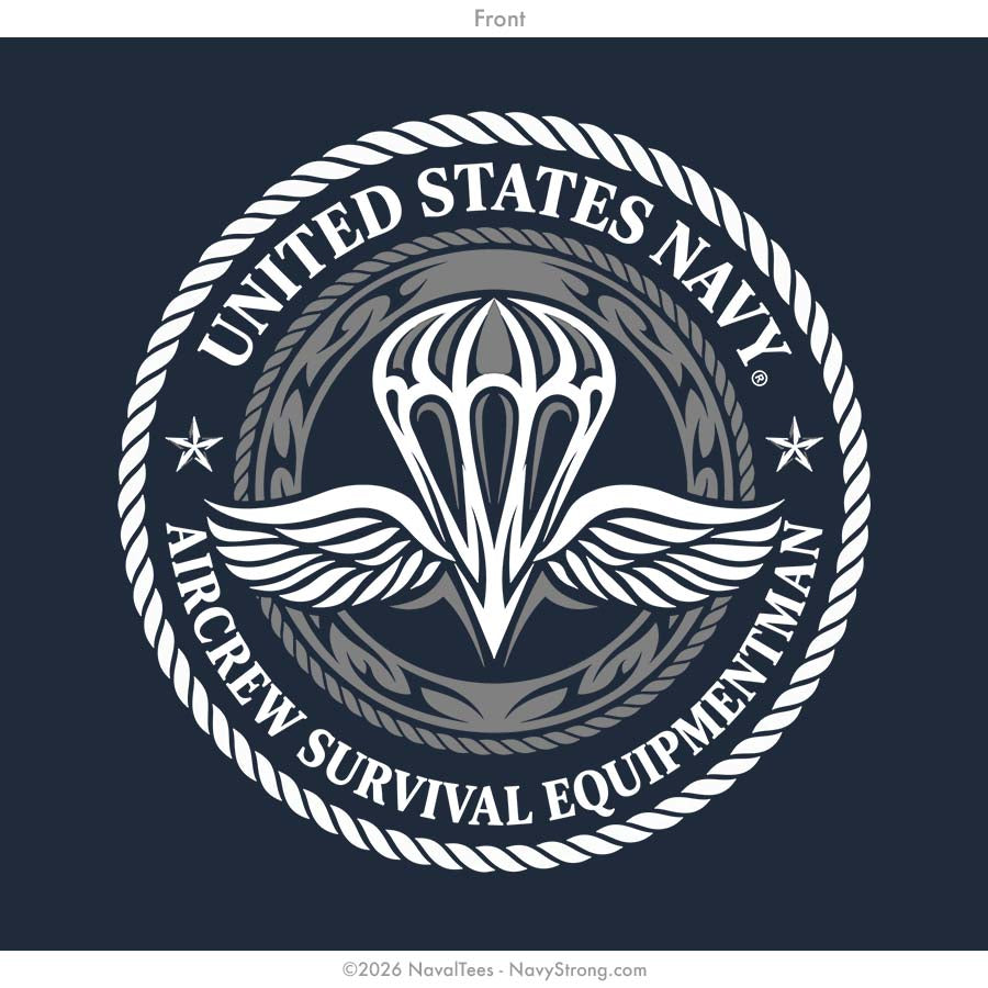 "Parachute Rigger" Tee | Navy
