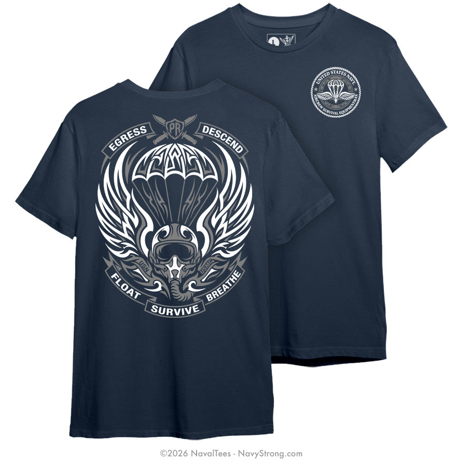 "Parachute Rigger" Tee | Navy