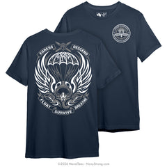 "Parachute Rigger" Tee | Navy