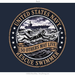 "Into The Break" Tee | Navy