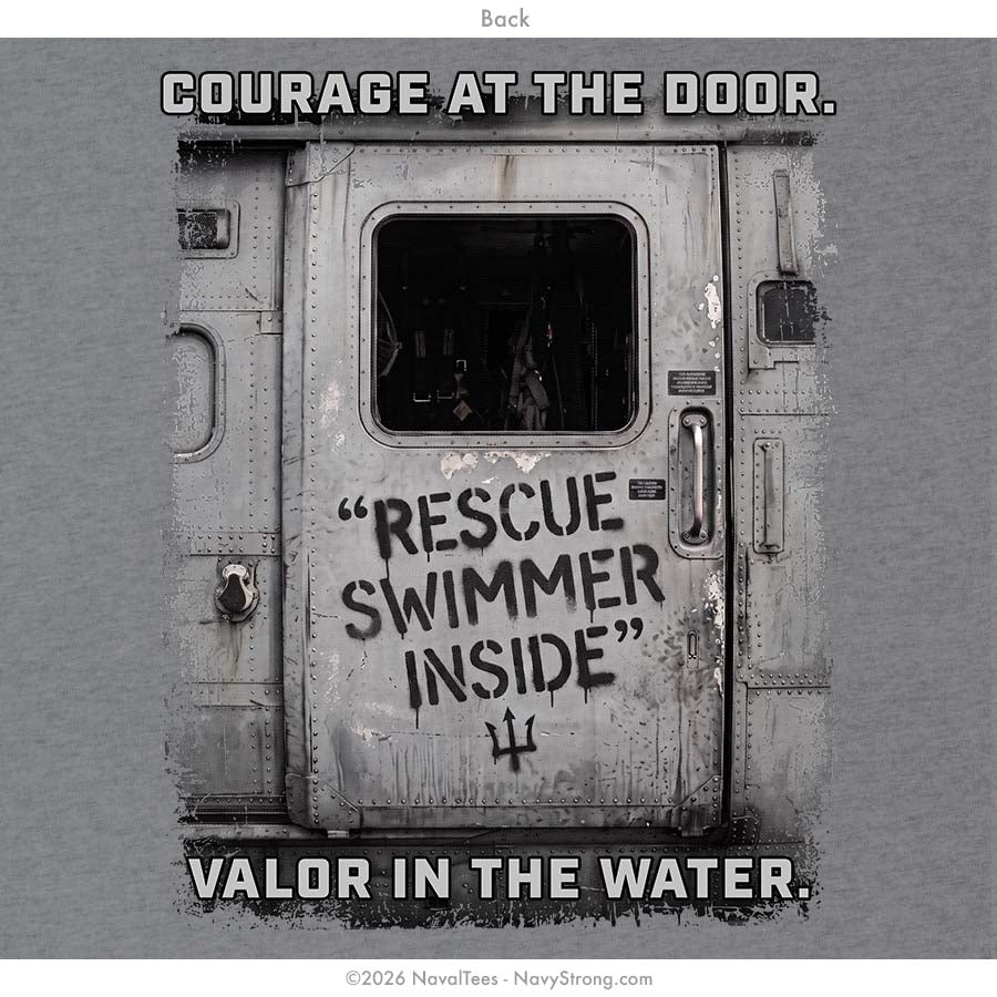 "Door of Valor" Tee | Heather Graphite
