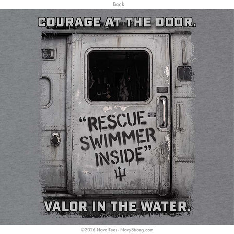 "Door of Valor" Tee | Heather Graphite