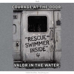 "Door of Valor" Tee | Heather Graphite