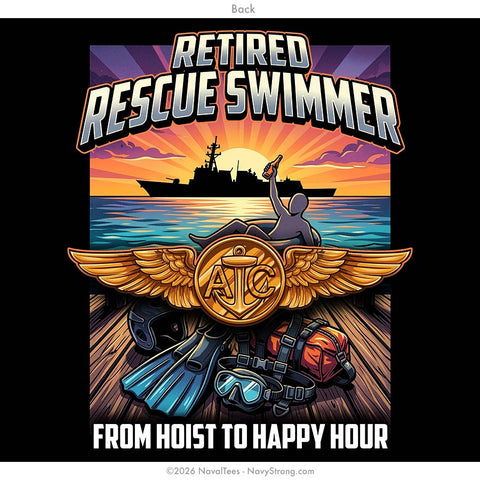 "Hoist to Happy Hour" Tee | Black