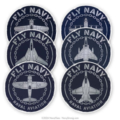 "Fly Navy Aircrafts" | 4 inch Vinyl Decal