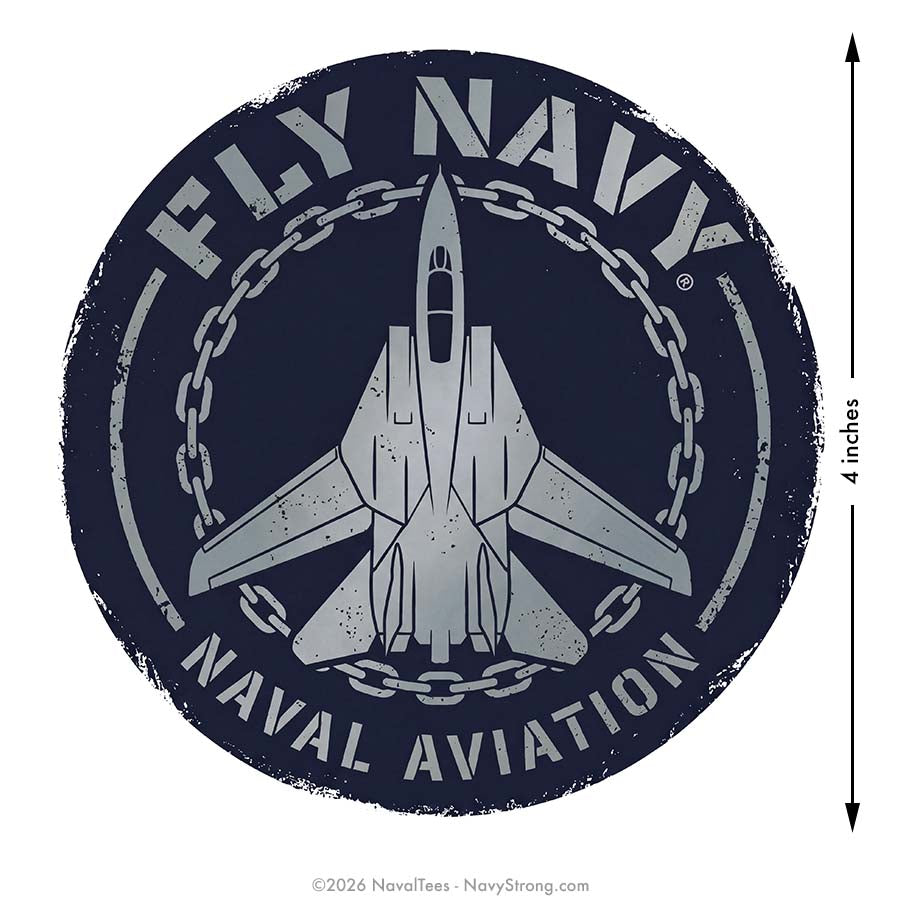 "Fly Navy Aircrafts" | 4 inch Vinyl Decal