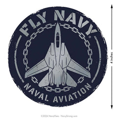 "Fly Navy Aircrafts" | 4 inch Vinyl Decal