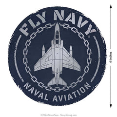 "Fly Navy Aircrafts" | 4 inch Vinyl Decal