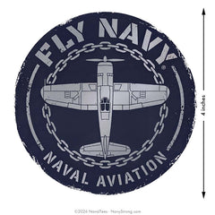 "Fly Navy Aircrafts" | 4 inch Vinyl Decal